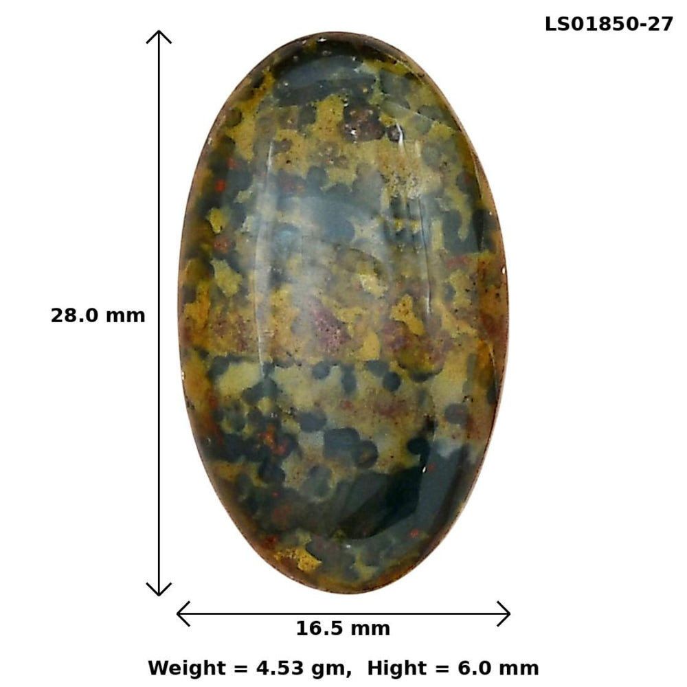 Ocean Jasper 28x16.5x6 mm Oval Gemstone LS01850-27