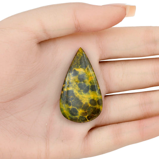Ocean Jasper 42.4x24.3x5 mm Pear Gemstone LS01860-27