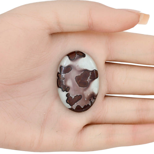 Coffee Bean Jasper 36.1x24.9x5 mm Oval Gemstone LS01901-28