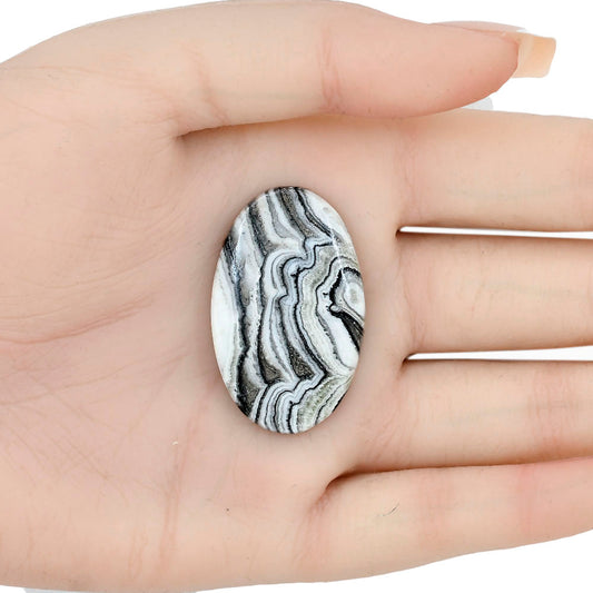 Crazy Lace Agate 37.45x23.35x5.5 mm Oval Gemstone LS01931-29