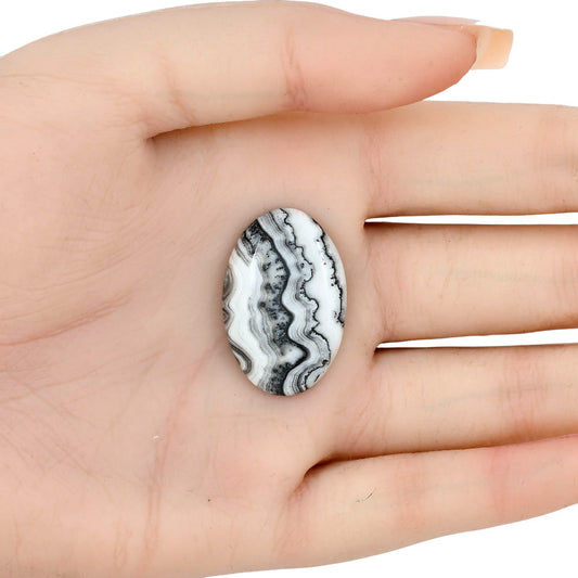 Crazy Lace Agate 29.25x19.35x5.5 mm Oval Gemstone LS01940-29