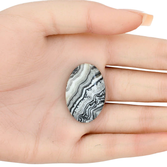 Crazy Lace Agate 32x21.5x5.8 mm Oval Gemstone LS01949-29