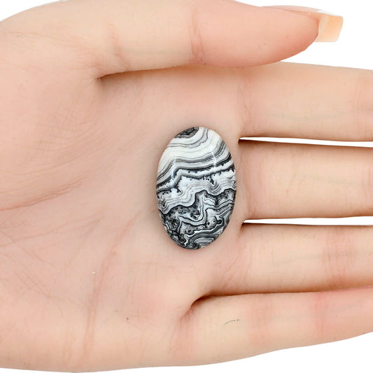 Crazy Lace Agate 29x18.8x5.3 mm Oval Gemstone LS01963-29