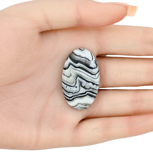 Crazy Lace Agate 36.15x22.15x5.5 mm Oval Gemstone LS01964-29