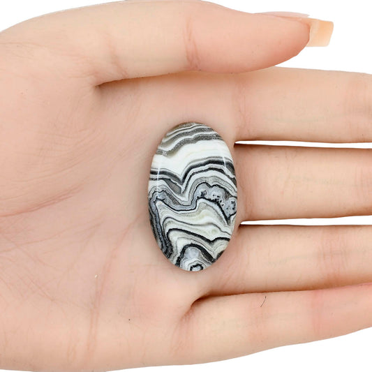 Crazy Lace Agate 34x19.8x5.5 mm Oval Gemstone LS01983-29