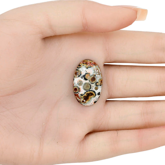 Leopard Skin Jasper 25.4x16x5 mm Oval Gemstone LS02017-30