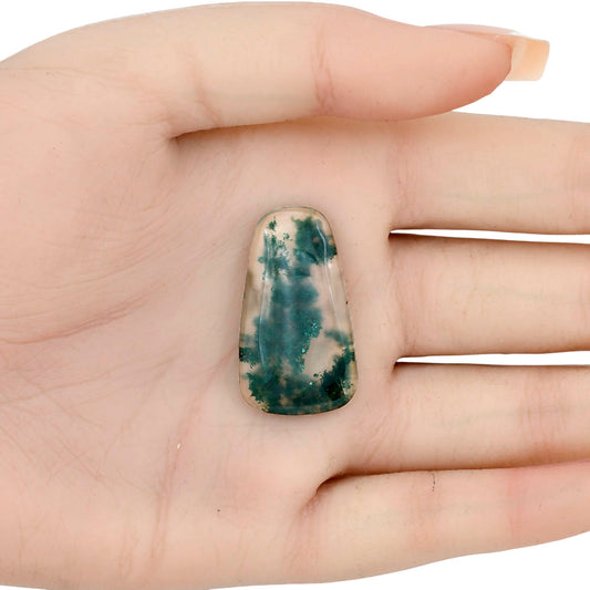 Green Moss Agate 31.75x18x5 mm Fancy Gemstone LS02063-31
