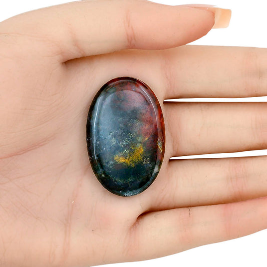 Blood Stone 40.2x26.5x6 mm Oval Gemstone LS02100-32