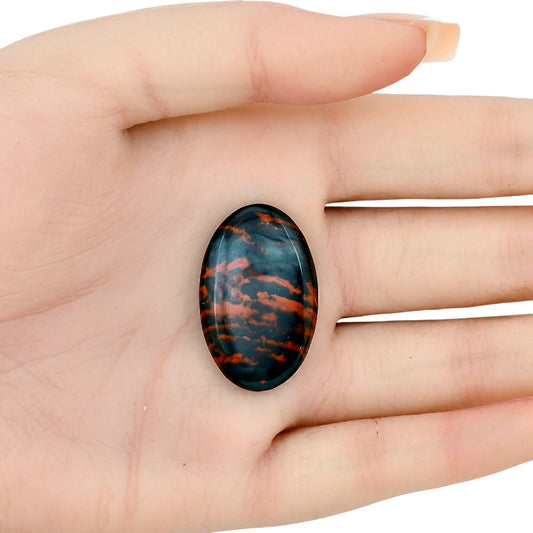 Blood Stone 31.5x20x5 mm Oval Gemstone LS02117-32