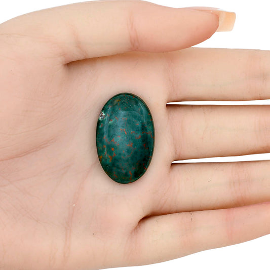 Blood Stone 30.4x19.6x4.5 mm Oval Gemstone LS02119-32
