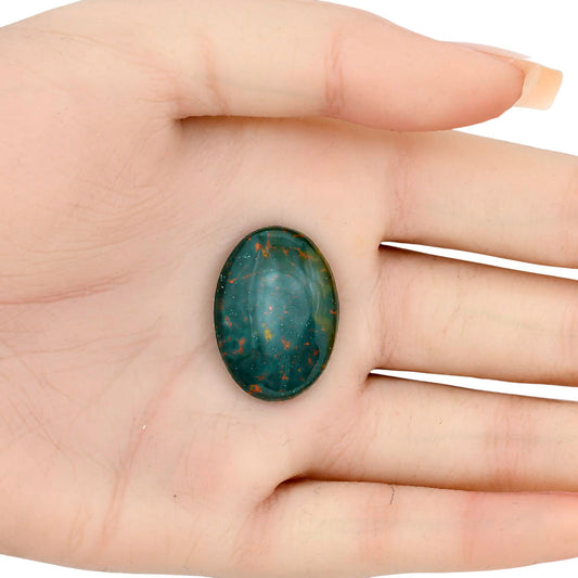Blood Stone 26.8x19.1x5.5 mm Oval Gemstone LS02132-32