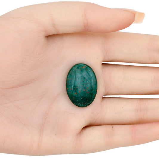 Blood Stone 25.8x18.5x5 mm Oval Gemstone LS02137-32