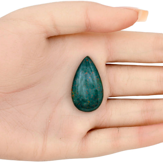 Blood Stone 31.6x18.3x6 mm Pear Gemstone LS02140-32