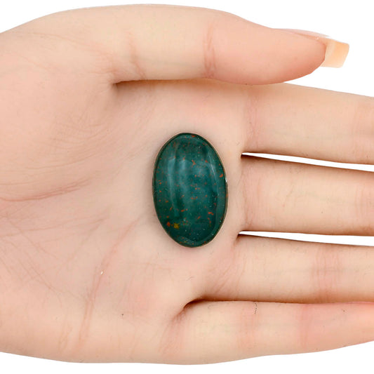 Blood Stone 28.5x18.75x5.5 mm Oval Gemstone LS02147-32