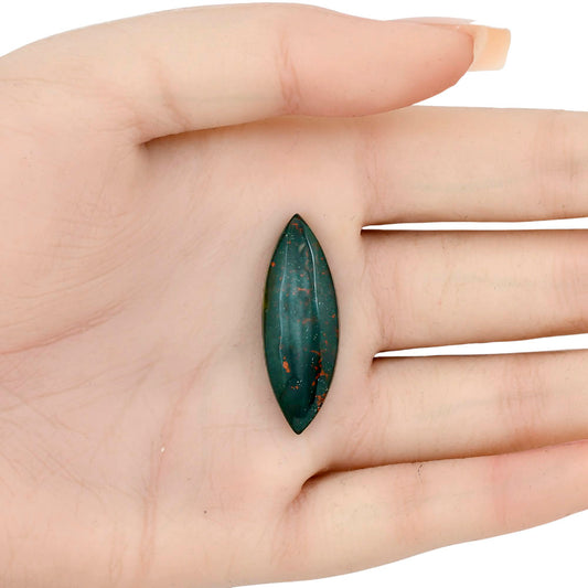 Blood Stone 33.75x12x6 mm Marquise Gemstone LS02161-32