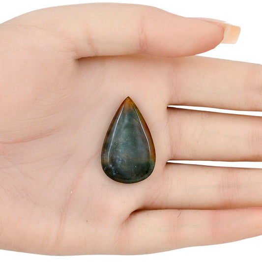 Blood Stone 30.65x19.35x4.5 mm Pear Gemstone LS02167-32