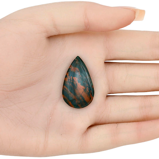 Blood Stone 30.5x18.8x4.5 mm Pear Gemstone LS02171-32