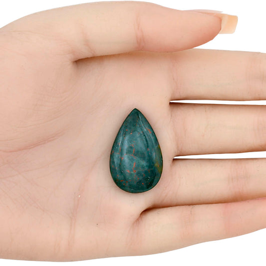 Blood Stone 29.6x18.7x4.5 mm Pear Gemstone LS02173-32