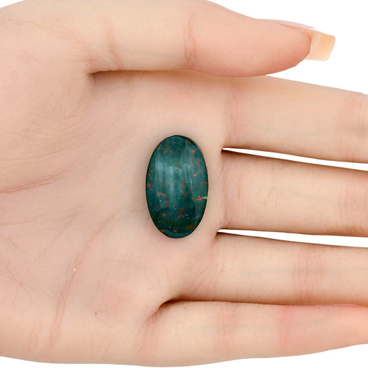Blood Stone 24.6x15x5.5 mm Oval Gemstone LS02176-32