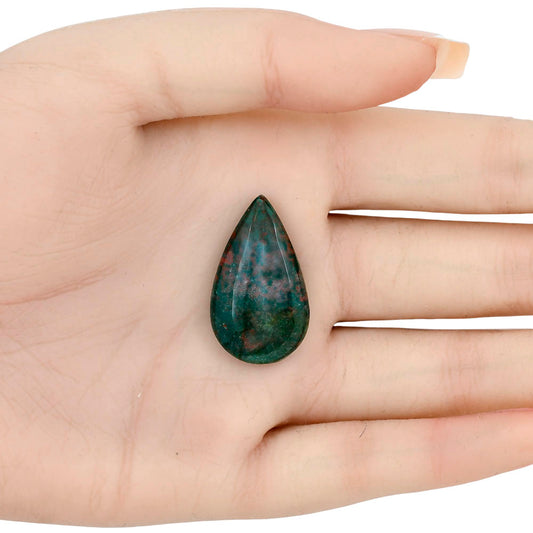 Blood Stone 29.3x17.3x5.5 mm Pear Gemstone LS02190-32