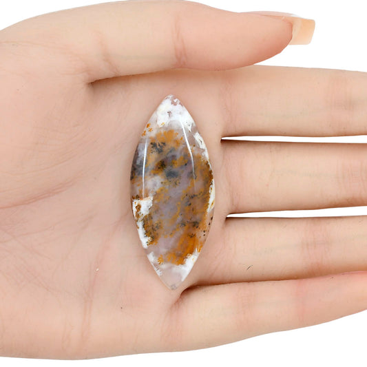 Robinson Ranch Plume Agate 49.1x21.45x5 mm Marquise Gemstone LS02218-33
