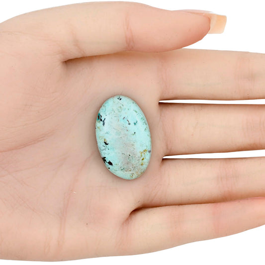 Ocean Green Chrysocolla 29.75x19x5.5 mm Oval Gemstone LS02259-34