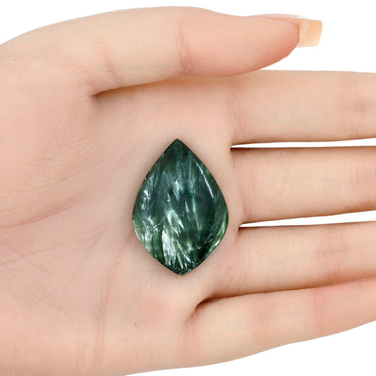 Russian Seraphinite 33.6x23.75x5.3 mm Fancy Gemstone LS02331-35