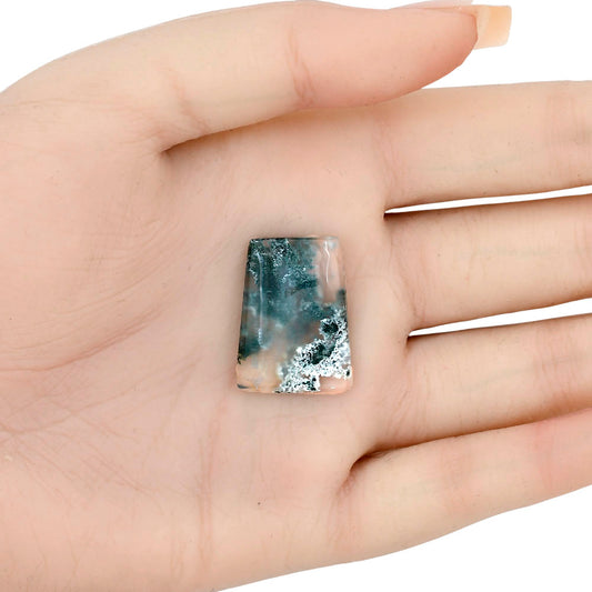 Horse Canyon Moss Agate 24.45x18x5 mm Fancy Gemstone LS02388-36