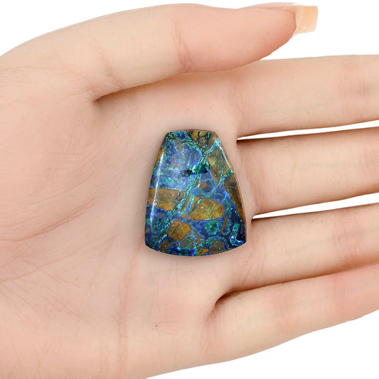Azurite Chrysocolla 30.62x24.8x5.8 mm Fancy Gemstone LS02412-37