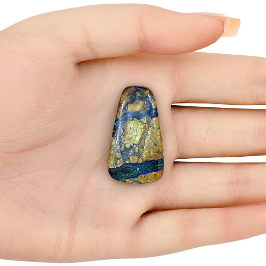 Azurite Chrysocolla 34.17x19.6x5.2 mm Fancy Gemstone LS02452-37