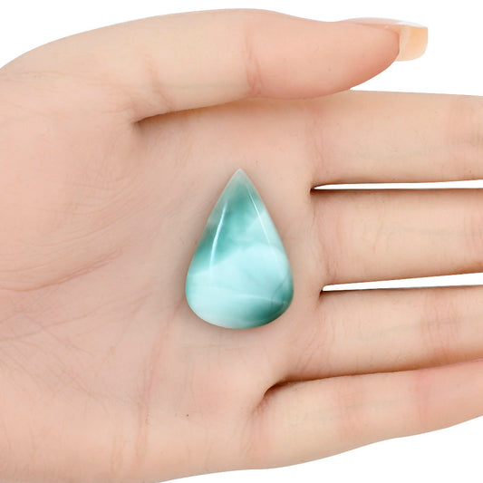 Hemimorphite 30.65x21x6.5 mm Pear Gemstone LS02470-38