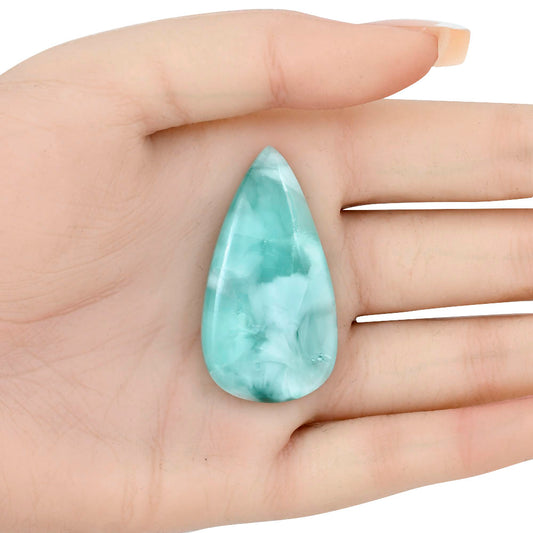 Hemimorphite 44.5x23.7x6.5 mm Pear Gemstone LS02471-38