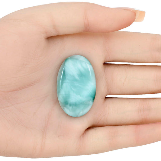 Hemimorphite 35.85x22.7x6 mm Oval Gemstone LS02476-38