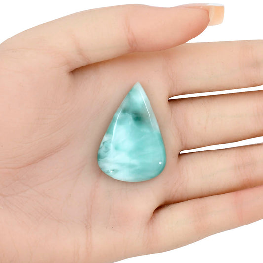 Hemimorphite 35.25x24.4x6.5 mm Pear Gemstone LS02485-38