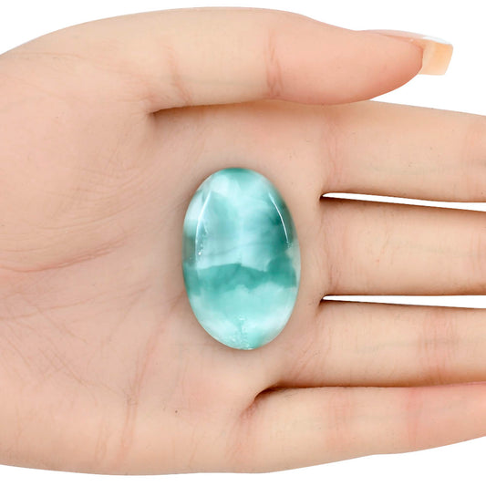 Hemimorphite 34.8x22.6x6.8 mm Oval Gemstone LS02489-38