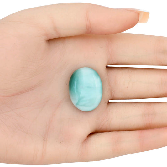 Hemimorphite 24.4x18.8x6.5 mm Oval Gemstone LS02490-38