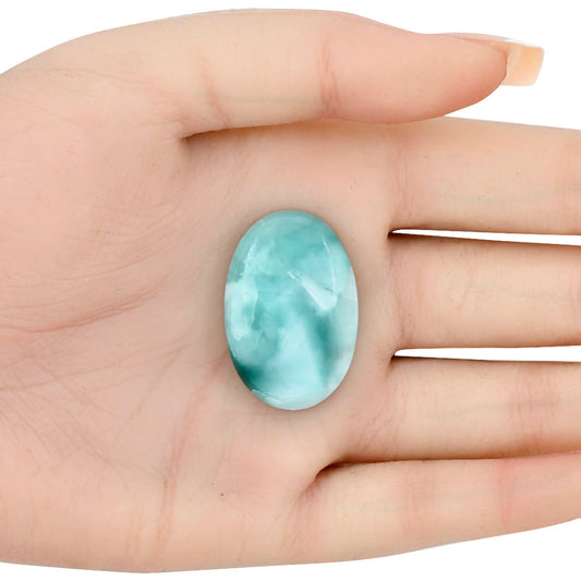 Hemimorphite 31.75x21.3x6.8 mm Oval Gemstone LS02499-38