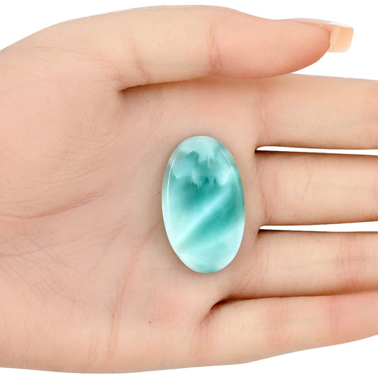 Hemimorphite 33.55x20.3x5.8 mm Oval Gemstone LS02502-38