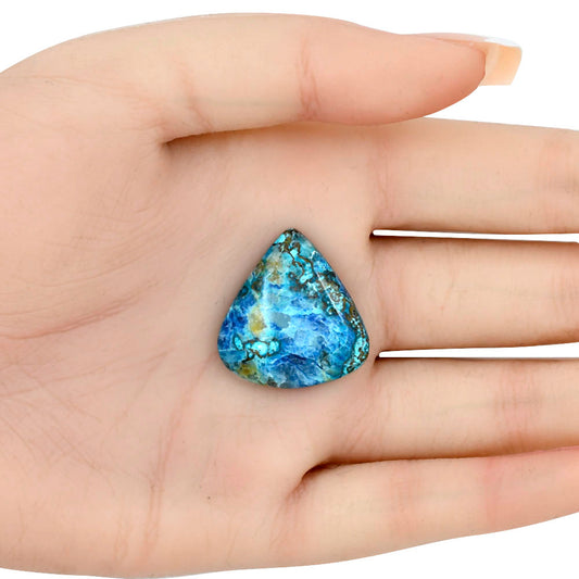 Shattuckite 25.55x24.36x5.9 mm Heart Gemstone LS02510-39