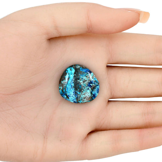 Shattuckite 22.81x21.41x6.5 mm Fancy Gemstone LS02520-39
