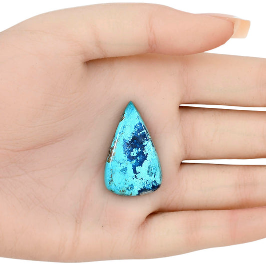 Shattuckite 32.88x20.22x5.5 mm Pear Gemstone LS02532-39