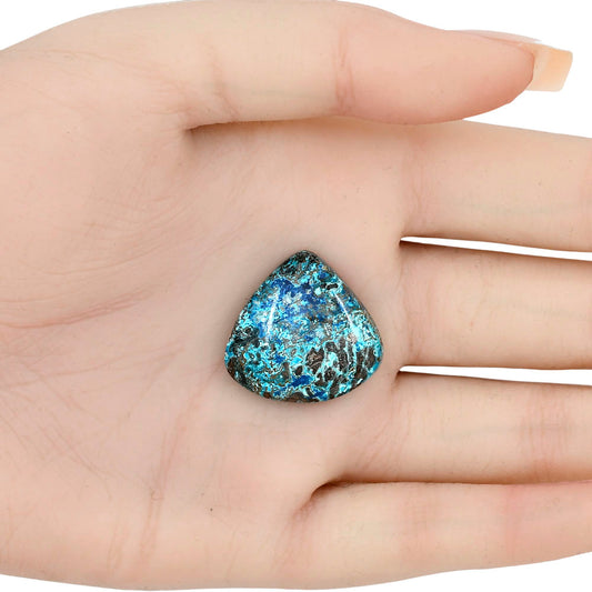 Shattuckite 23.95x23.04x6.5 mm Heart Gemstone LS02535-39