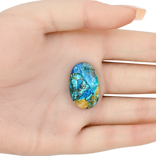 Shattuckite 26.65x17.3x7 mm Oval Gemstone LS02548-39