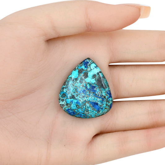 Shattuckite 32.6x29.12x7.3 mm Heart Gemstone LS02551-39