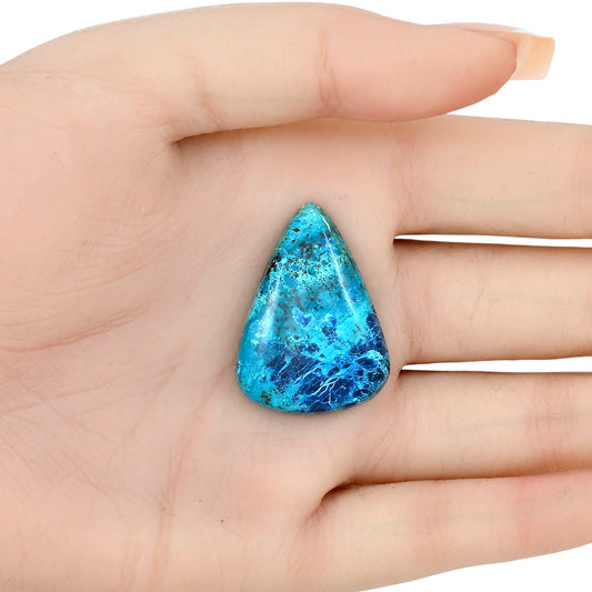 Shattuckite 31.86x23.21x6.1 mm Heart Gemstone LS02552-39