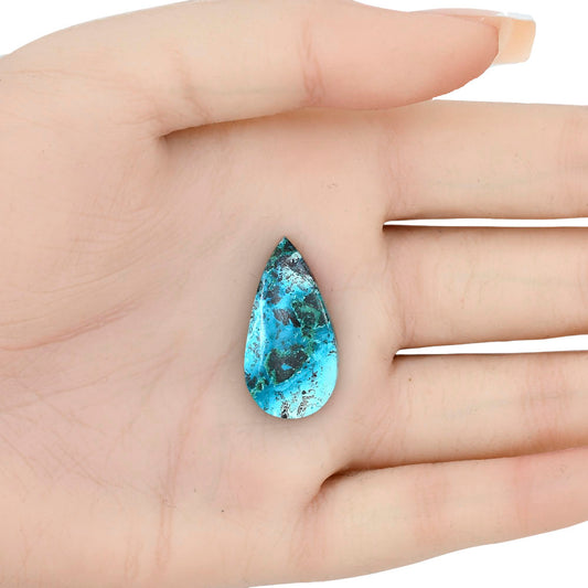 Shattuckite 27.3x14.2x4.3 mm Pear Gemstone LS02556-39