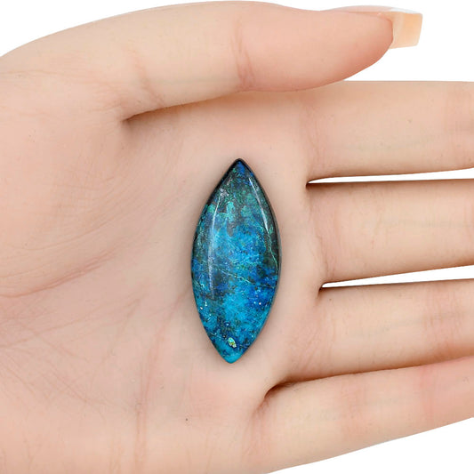 Shattuckite 38.29x17.3x6.9 mm Marquise Gemstone LS02576-39