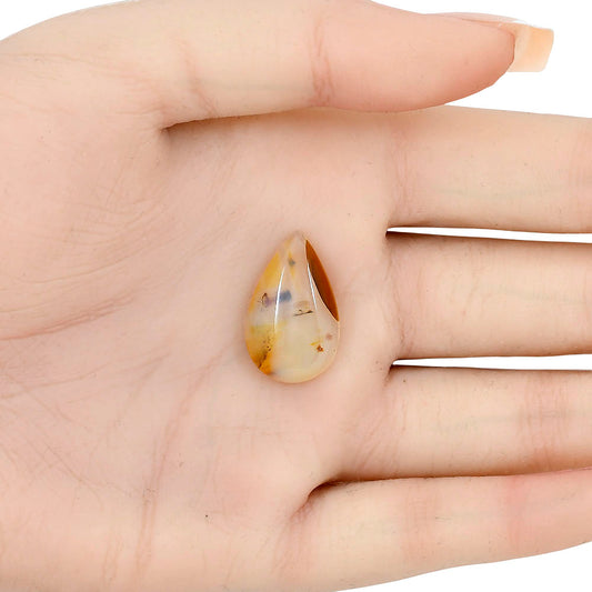 Montana Agate 22.4x14x5 mm Pear Gemstone LS02636-40