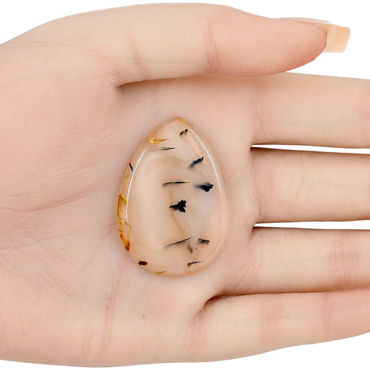 Montana Agate 39.3x28x4.5 mm Pear Gemstone LS02640-40