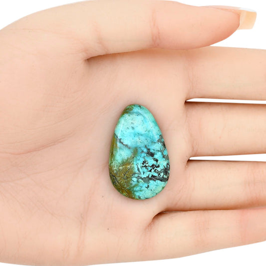 Tibetan Turquoise 32x20.55x5.5 mm Fancy Gemstone LS02746-43